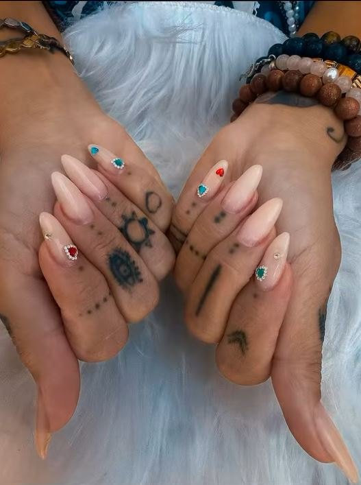 Nail design at Mareana Ladies Salon, Dubai