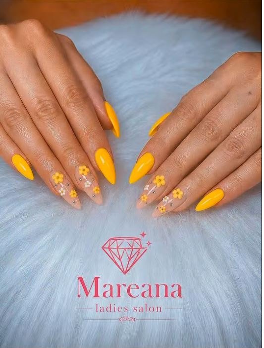 Nail work at Mareana Ladies Salon, Business Bay Dubai